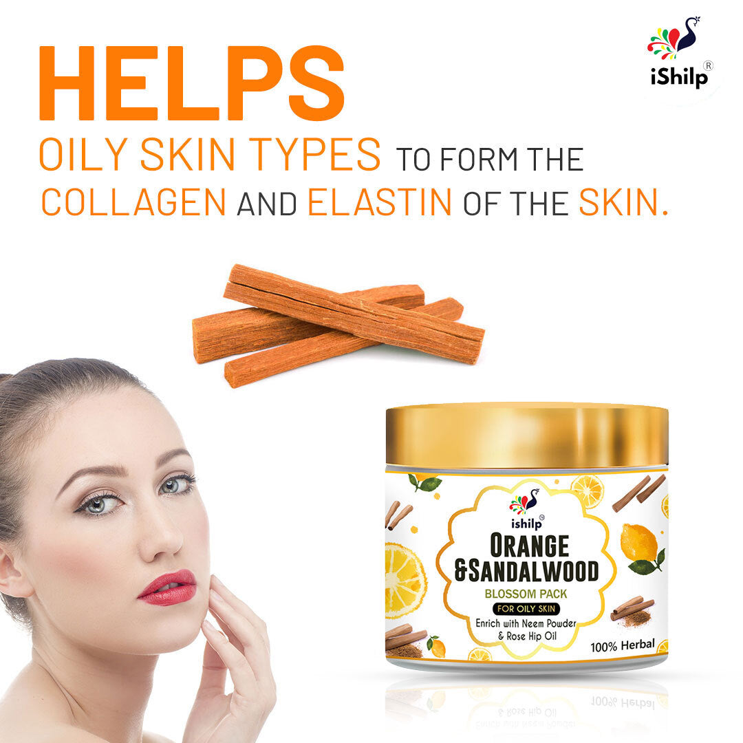 Orange & Sandal Wood Blossom Face Pack